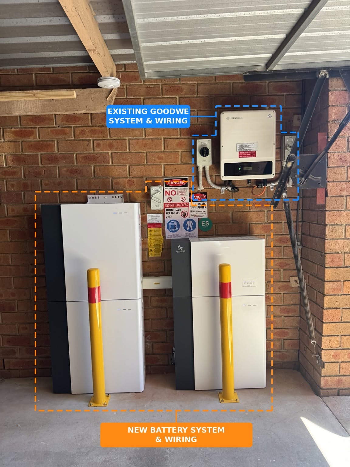 AlphaESS battery installation installation in Hoppers Crossing