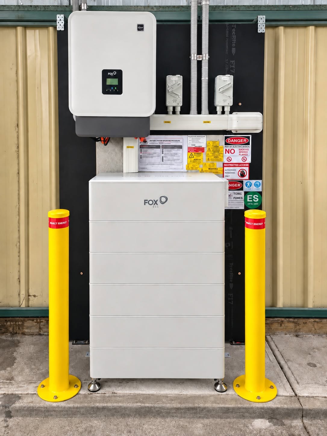 FoxESS hybrid inverter + battery installation in Sunshine North